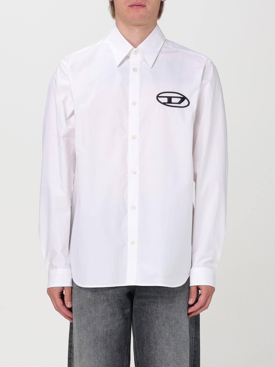 Shop Diesel Shirt  Men Color White