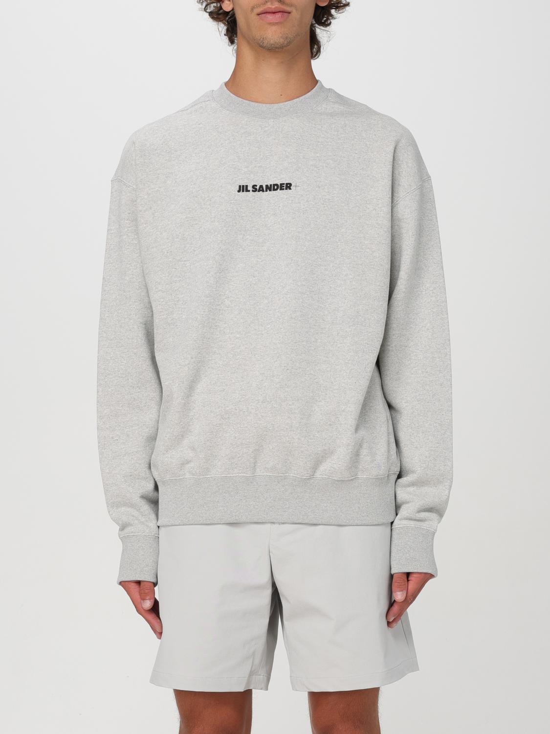 Shop Jil Sander Sweatshirt  Men Color Grey