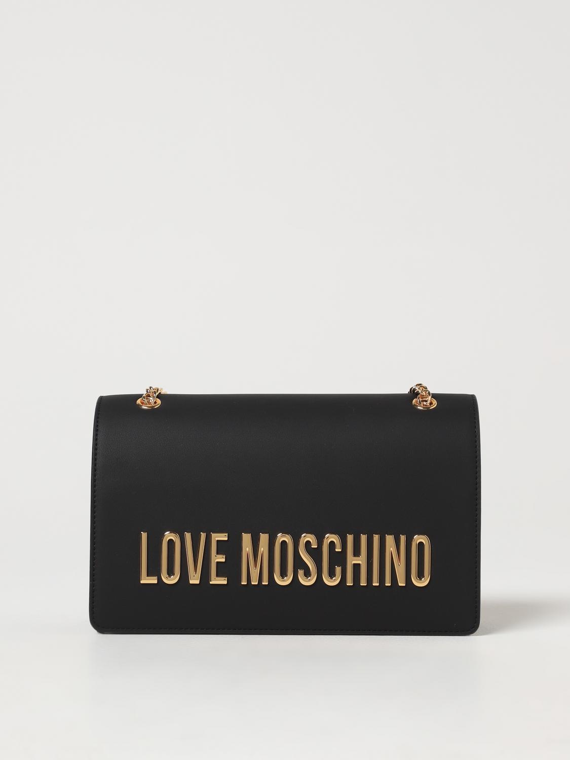 Shop Love Moschino Shoulder Bag  Woman Color Black