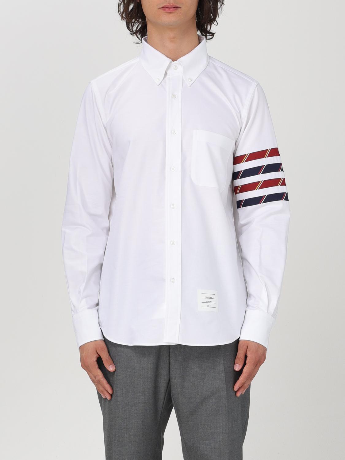 Shop Thom Browne Shirt  Men Color White In 白色