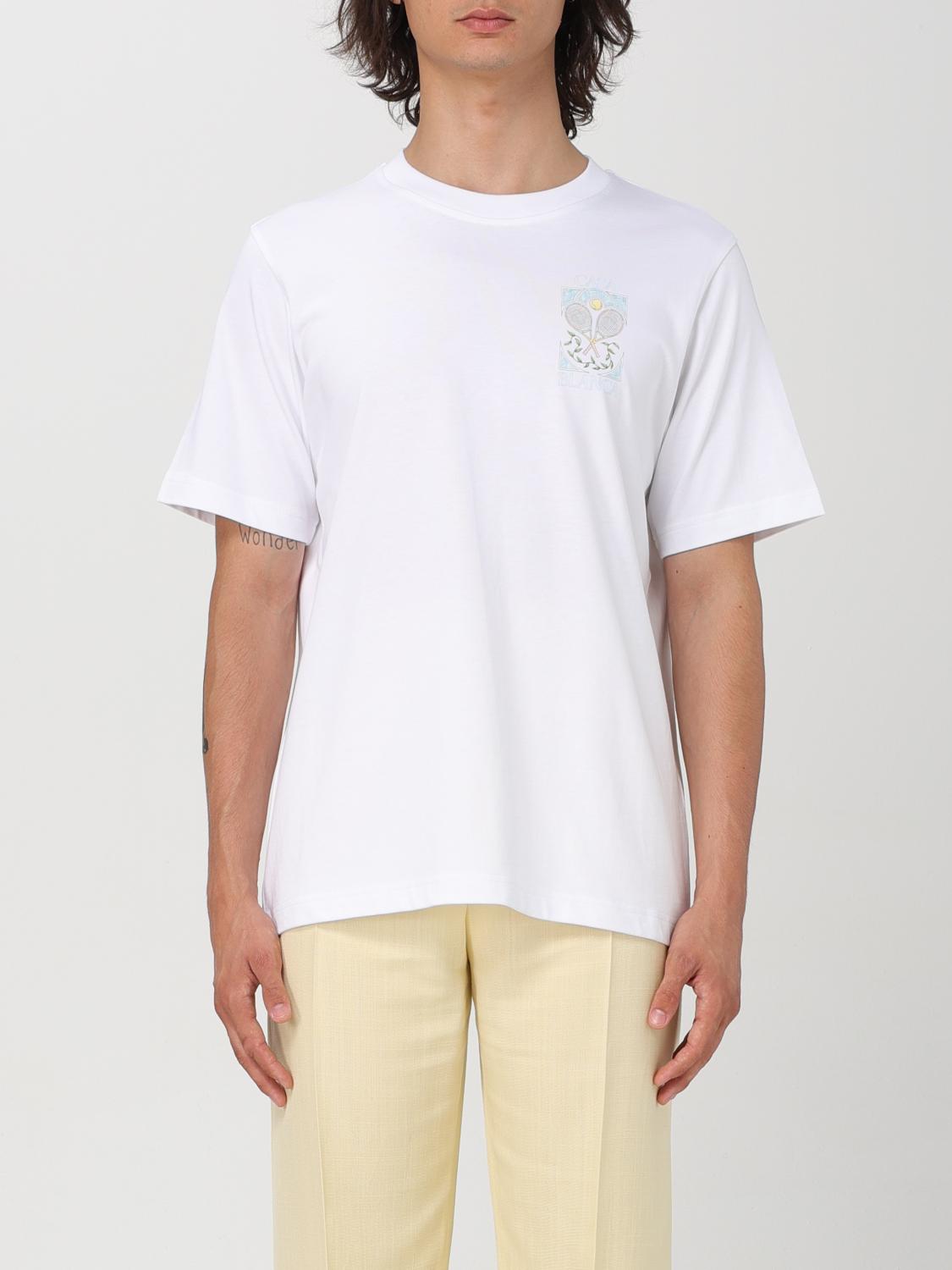 Shop Casablanca T-shirt  Men Color White