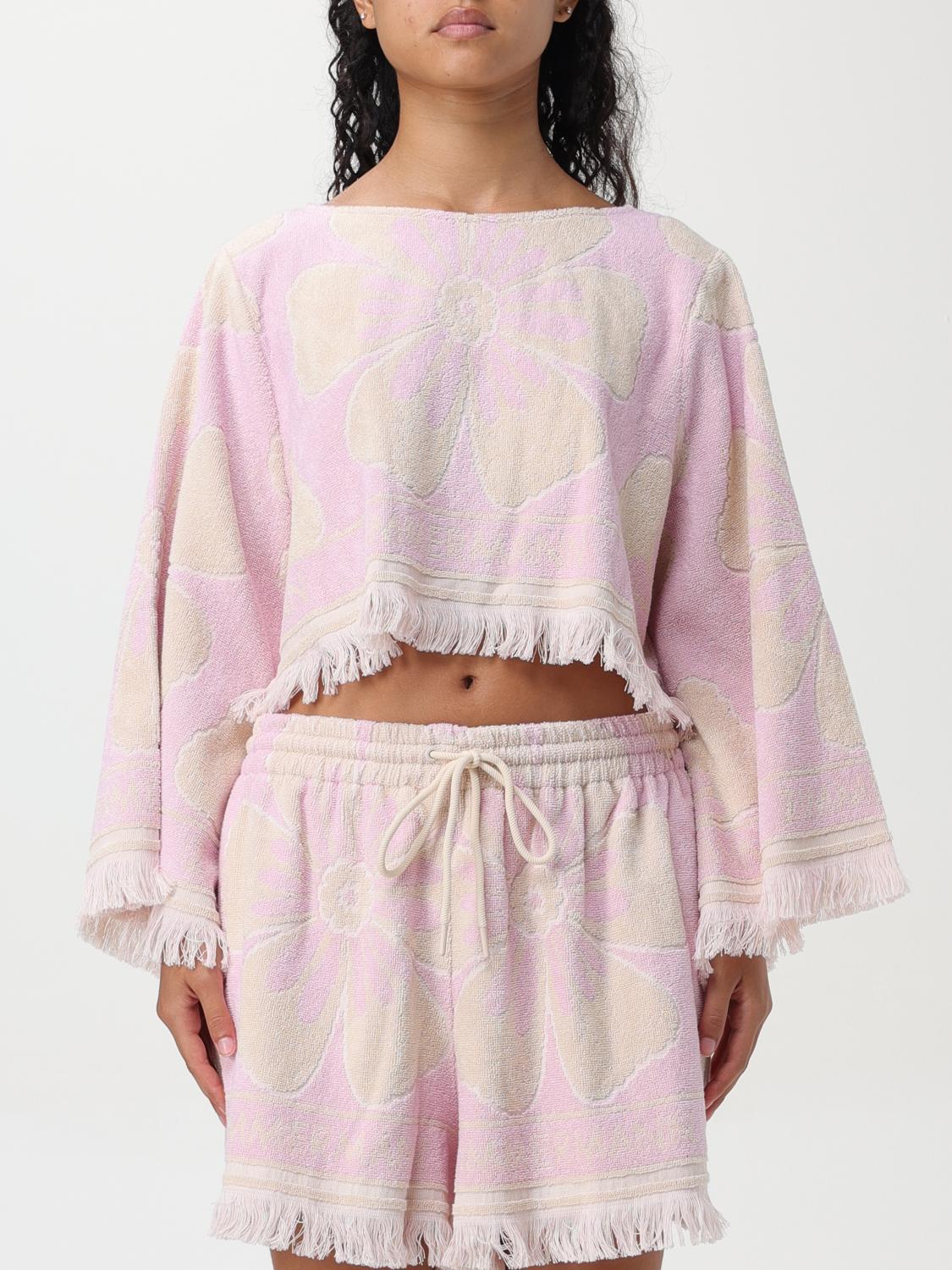 Shop Zimmermann Top  Woman Color Pink