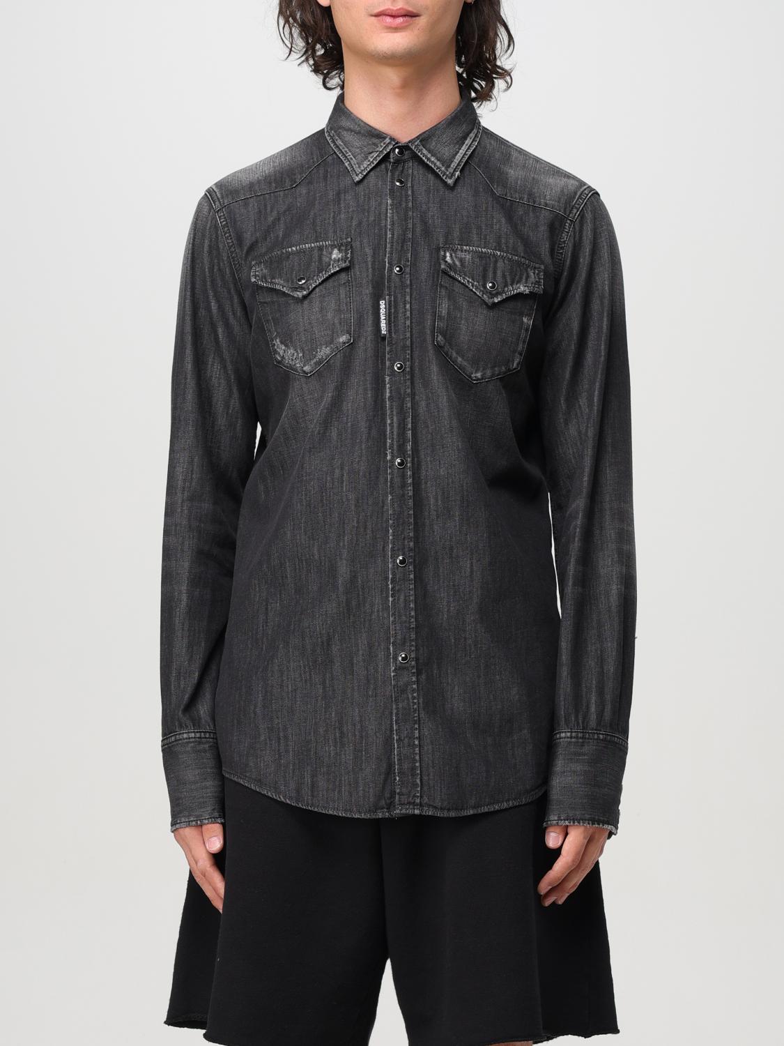 Shop Dsquared2 Shirt  Men Color Black