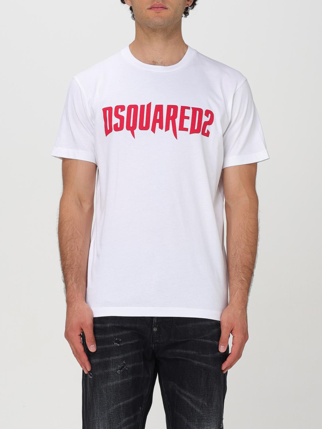 Shop Dsquared2 T-shirt  Men Color White