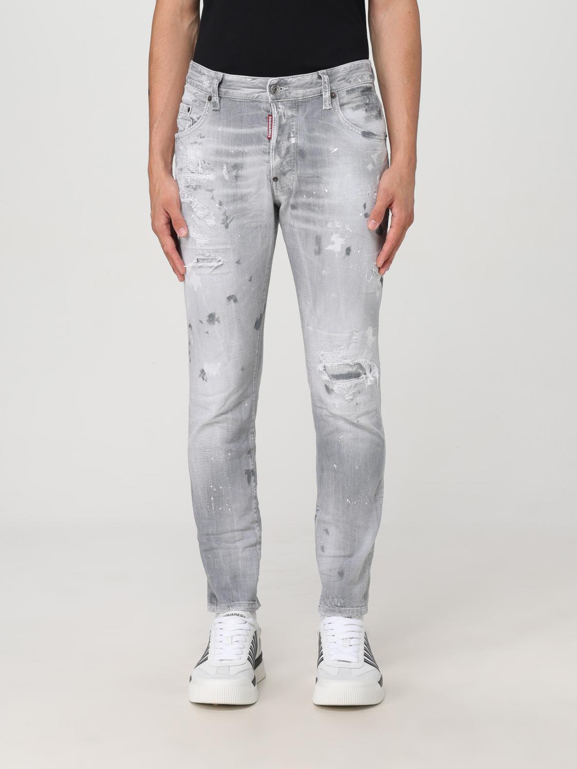 Shop Dsquared2 Jeans  Men Color Grey