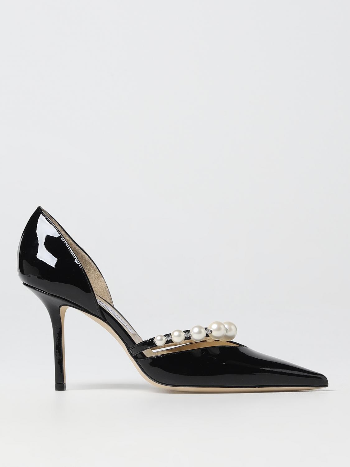 Shop Jimmy Choo High Heel Shoes  Woman Color Black In Schwarz