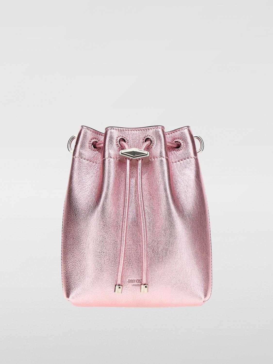 Shop Jimmy Choo Mini Bag  Woman Color Pink In 粉色