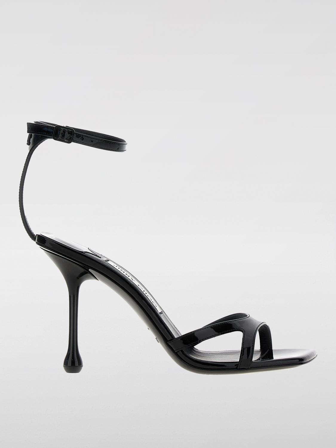 Shop Jimmy Choo Heeled Sandals  Woman Color Black In 黑色