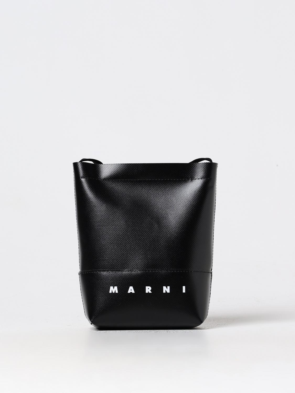 Shop Marni Shoulder Bag  Men Color Black