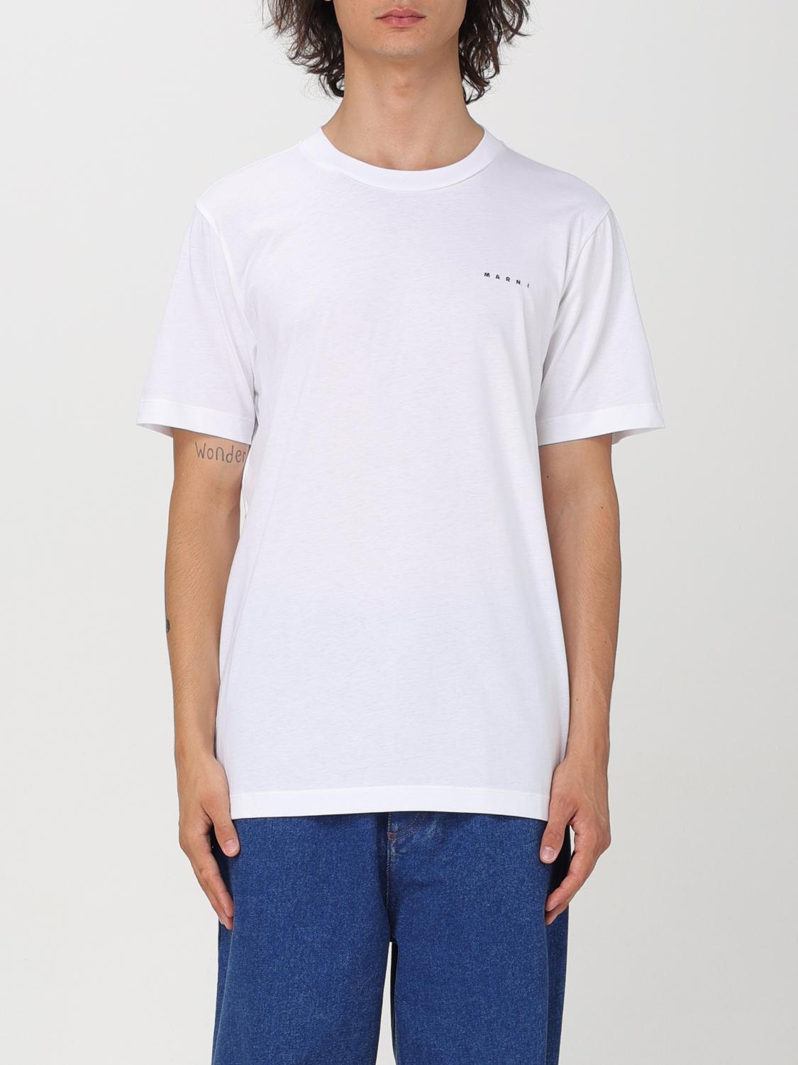 Shop Marni T-shirt  Men Color White