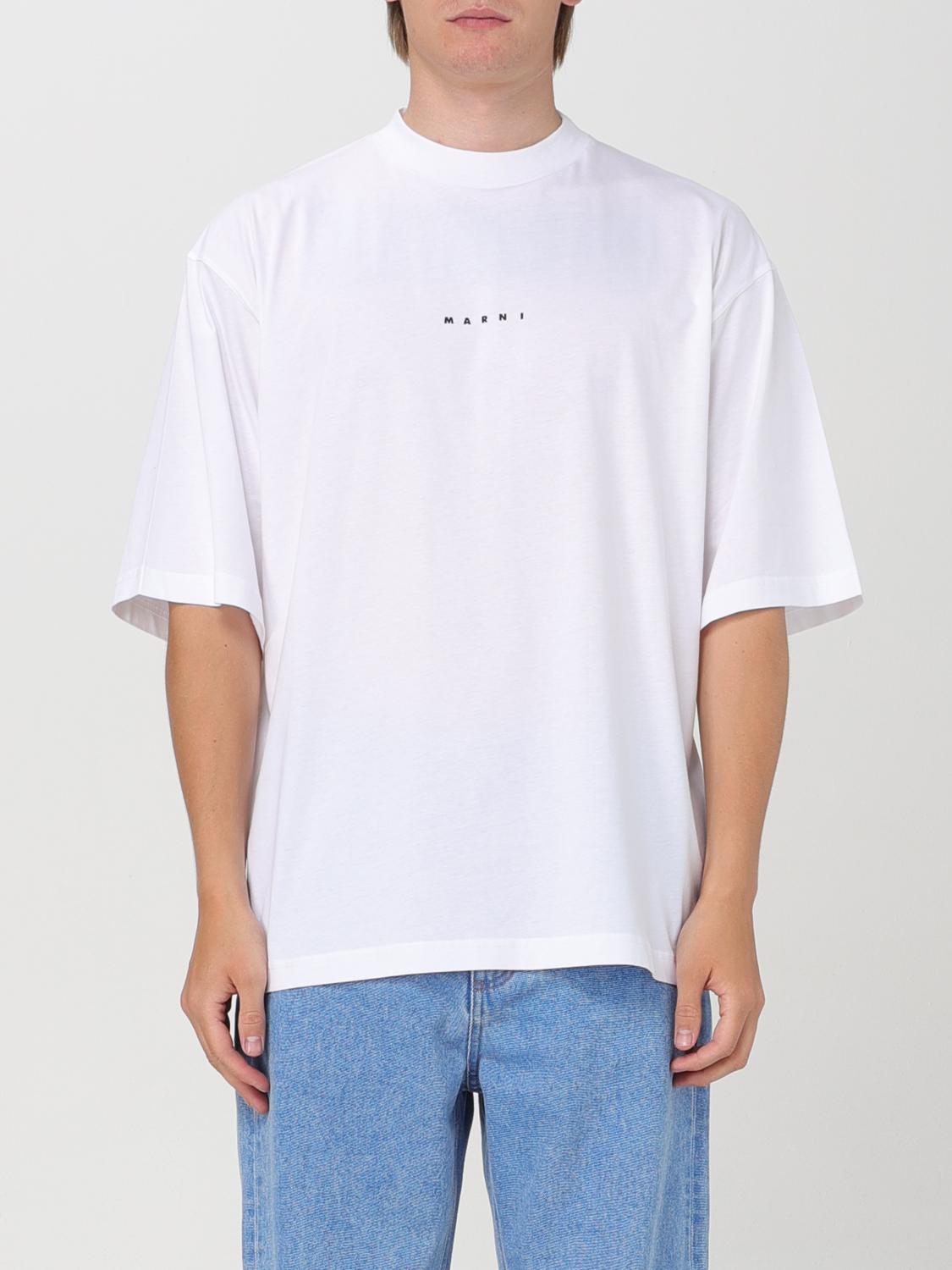 Shop Marni T-shirt  Men Color White