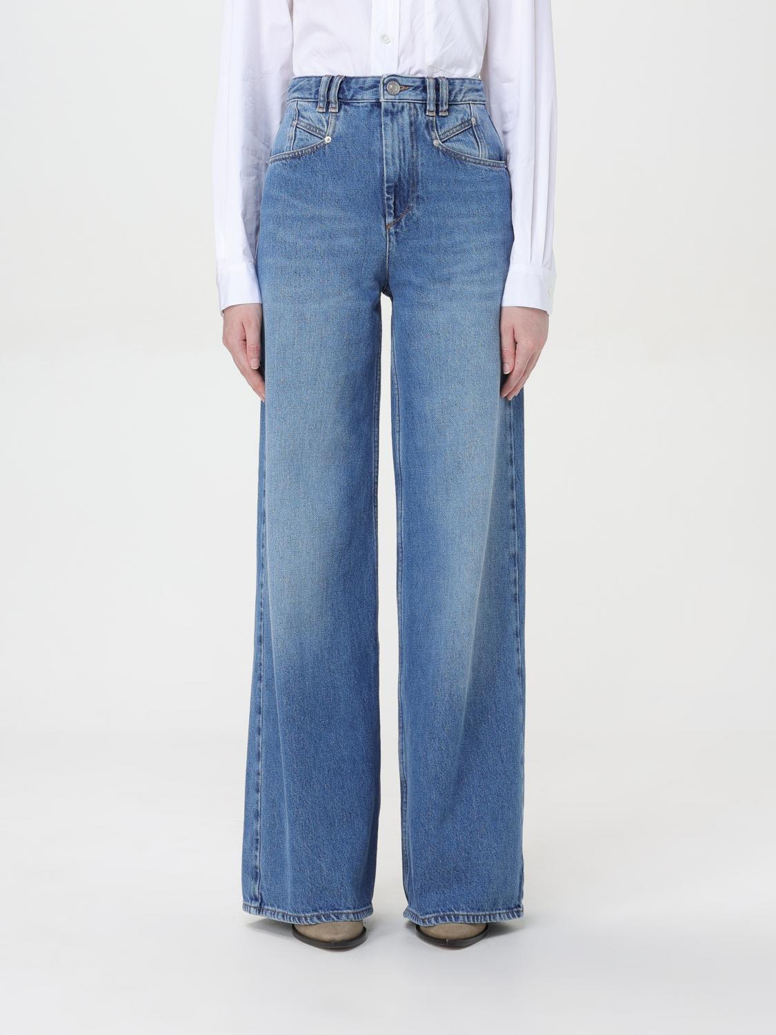 Shop Isabel Marant Jeans  Woman Color Blue