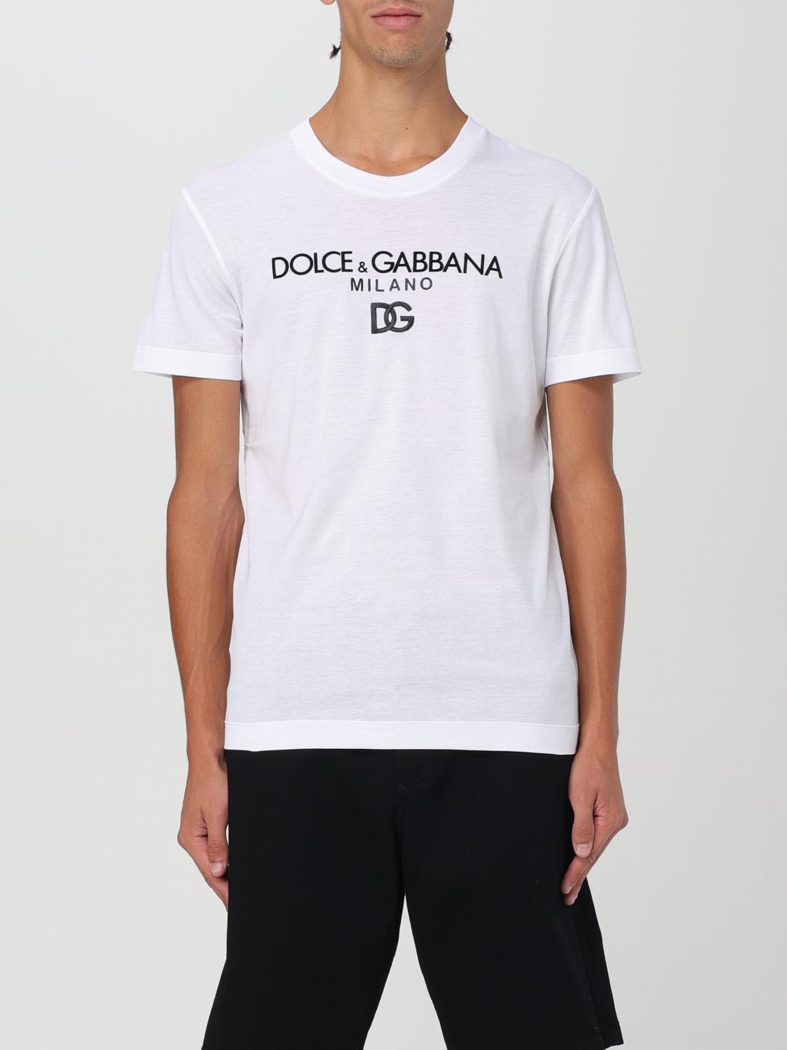 Shop Dolce & Gabbana T-shirt  Men Color White In Weiss