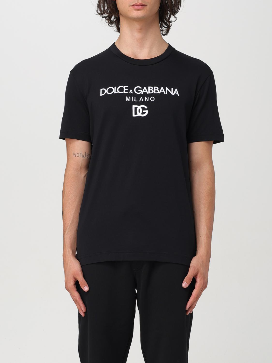 Shop Dolce & Gabbana T-shirt  Men Color Black In 黑色