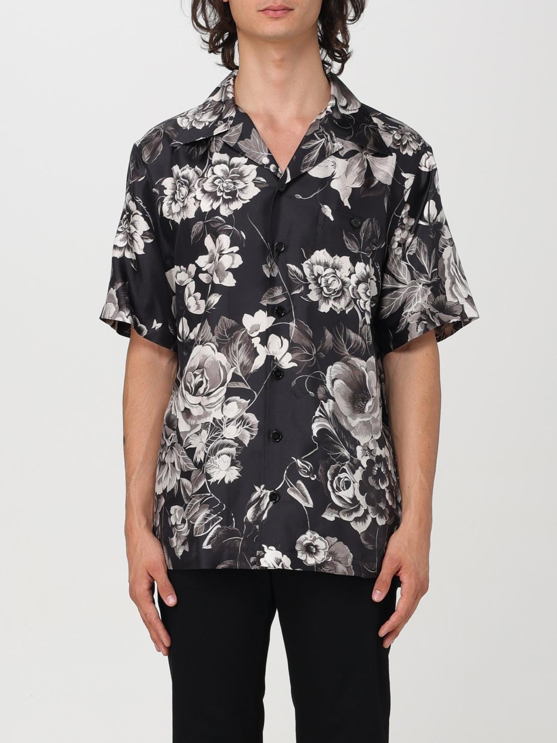 Shop Dolce & Gabbana Shirt  Men Color Grey In 灰色