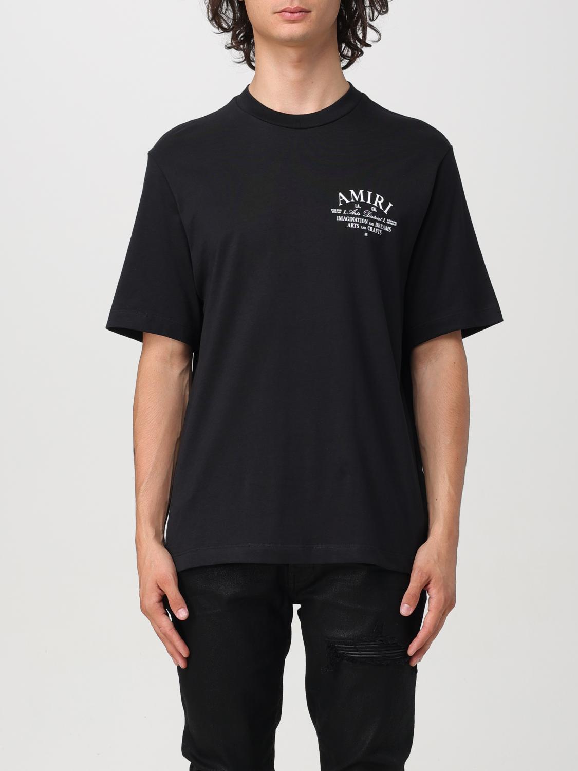 Shop Amiri T-shirt  Men Color Black In 黑色