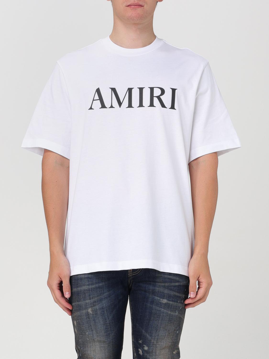 Shop Amiri T-shirt Men Color White