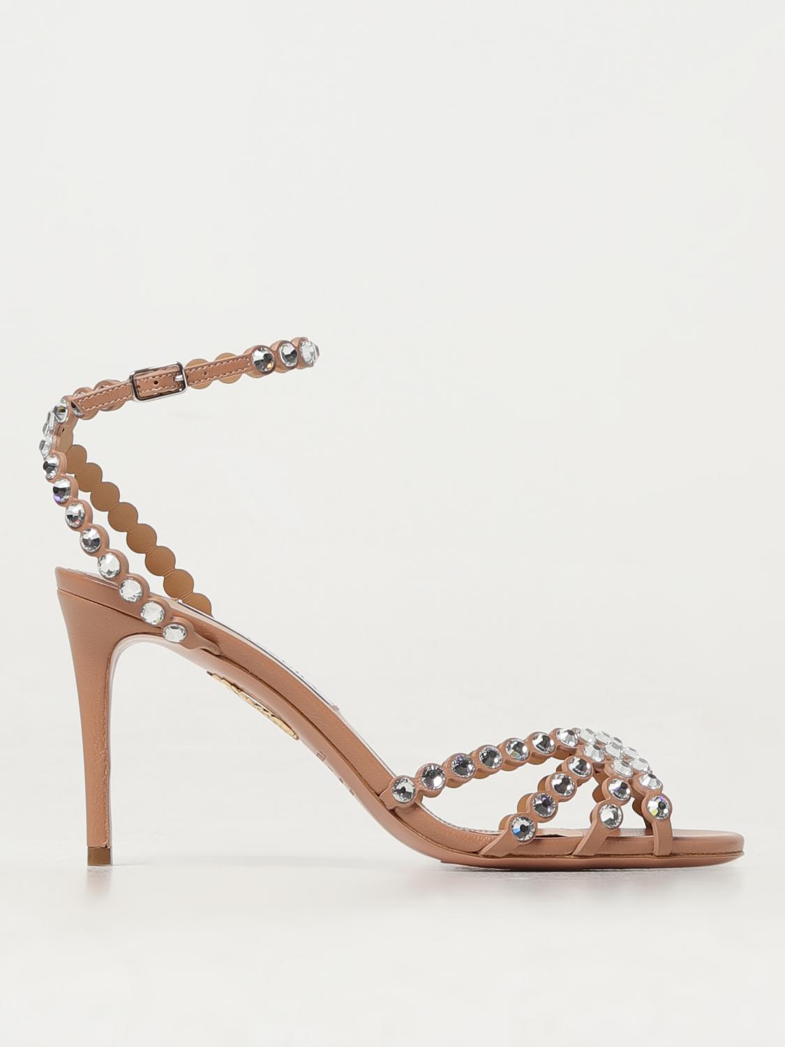 Heeled Sandals Aquazzura Woman Color Pink