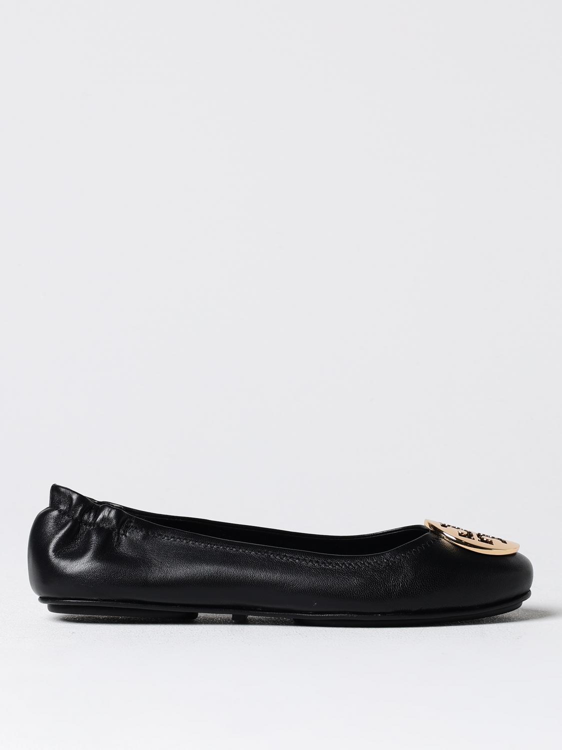 Shop Tory Burch Ballet Flats  Woman Color Black In Schwarz