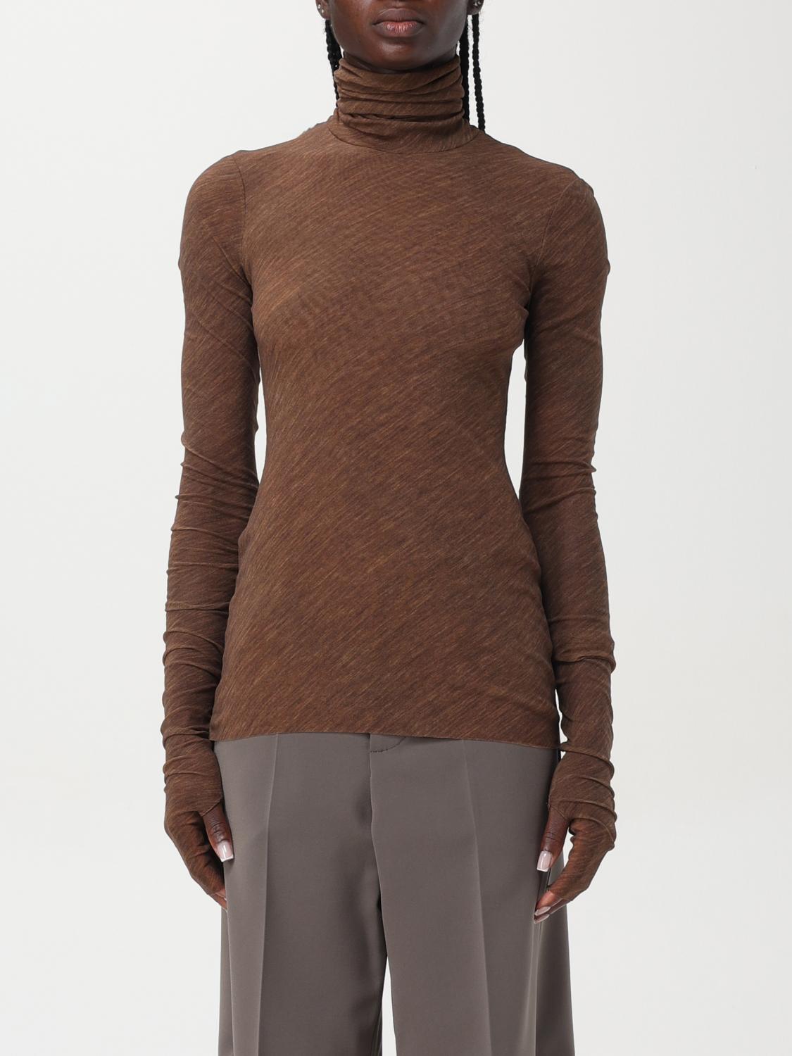 PHILOSOPHY DI LORENZO SERAFINI SWEATER PHILOSOPHY DI LORENZO SERAFINI WOMAN COLOR BROWN F77552032