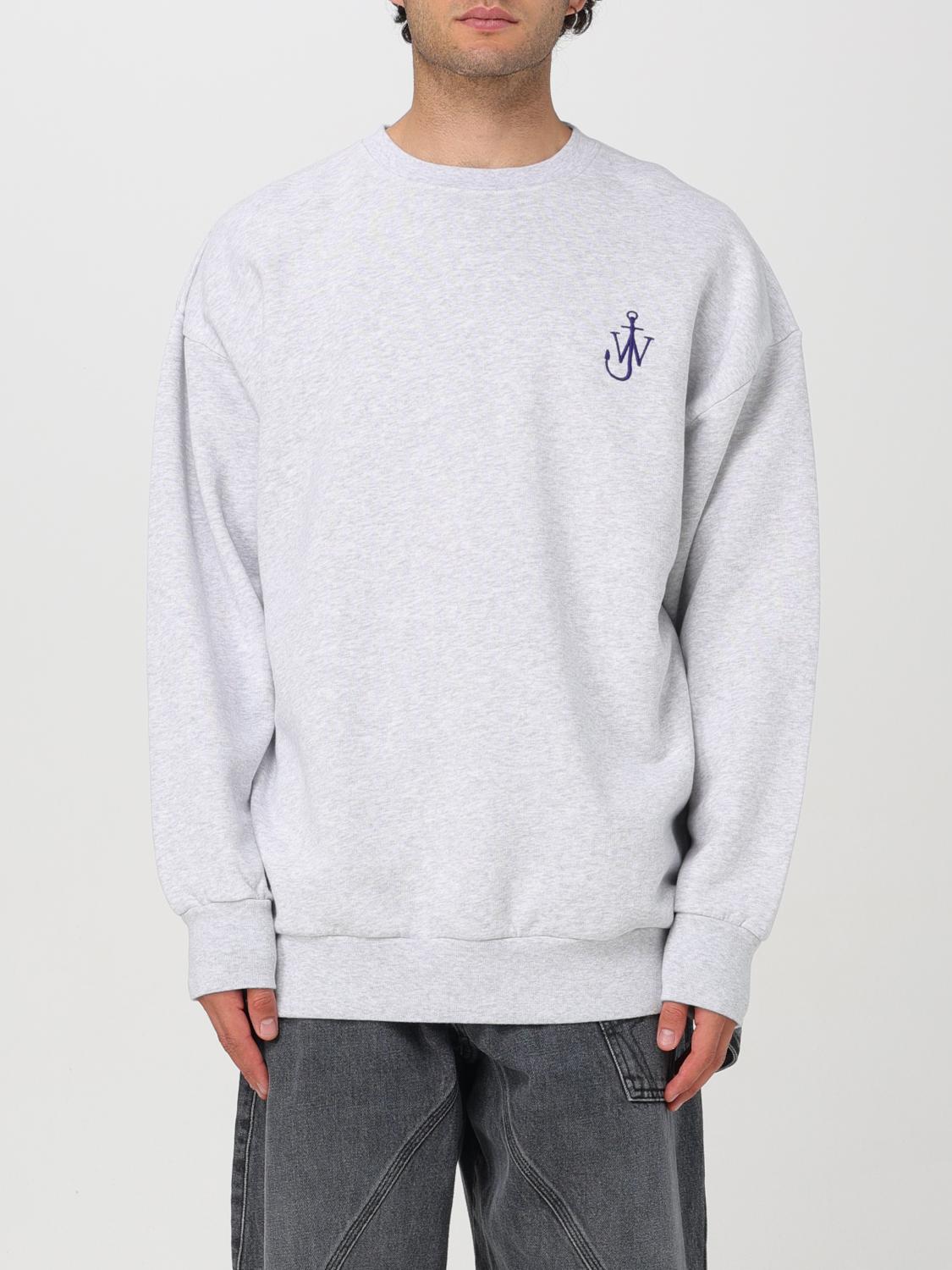 Shop Jw Anderson Sweatshirt  Men Color Grey