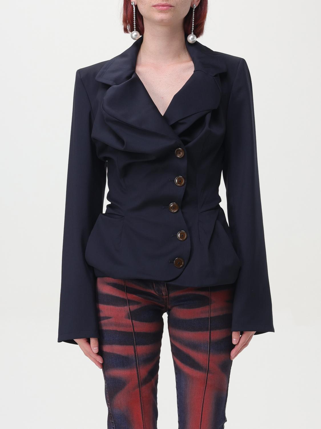 Shop Vivienne Westwood Blazer  Woman Color Navy