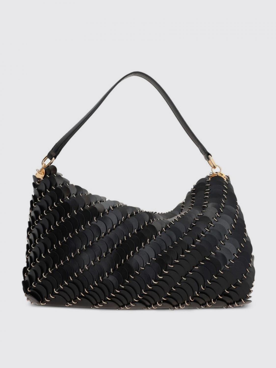 Rabanne Paco Shoulder Bag In Black