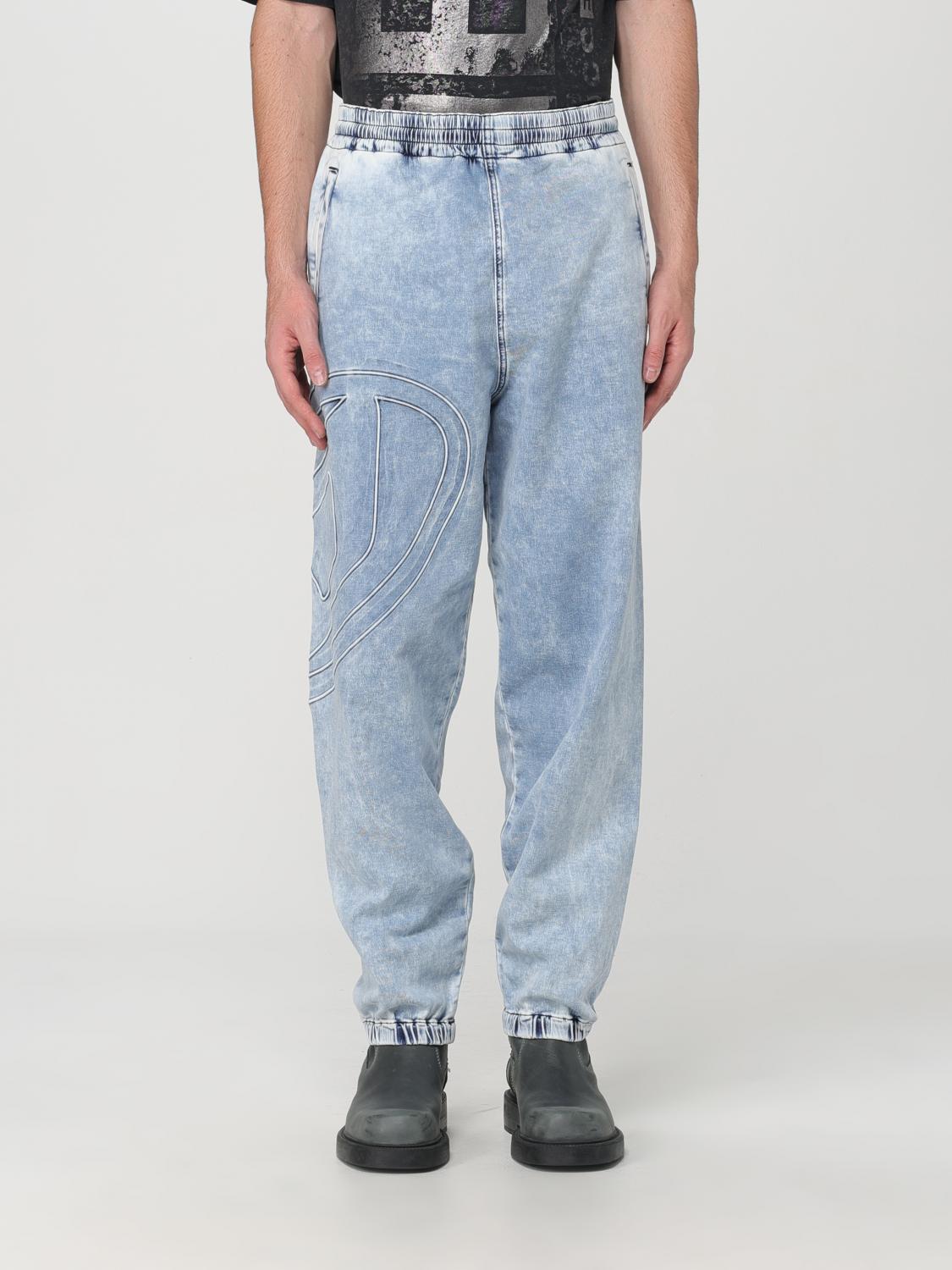 Shop Diesel Jeans  Men Color Blue In Blau