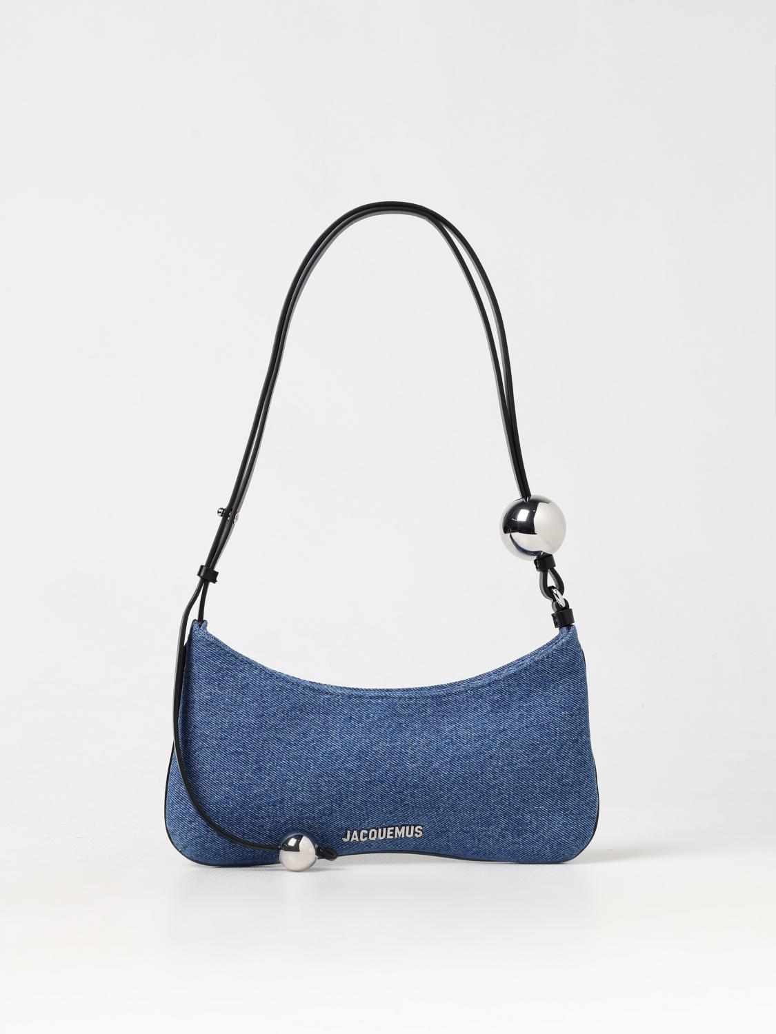 Shop Jacquemus Shoulder Bag  Woman Color Blue