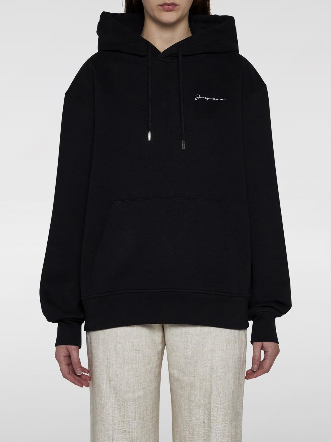 Shop Jacquemus Sweatshirt  Men Color Black In Schwarz