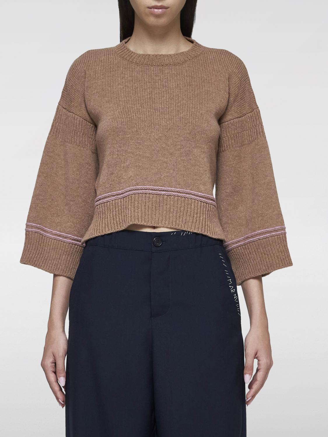 Shop Marni Sweater  Woman Color Beige