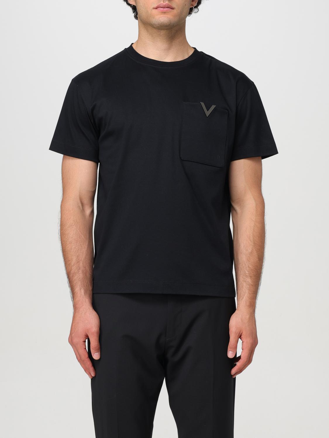 Shop Valentino T-shirt  Men Color Black