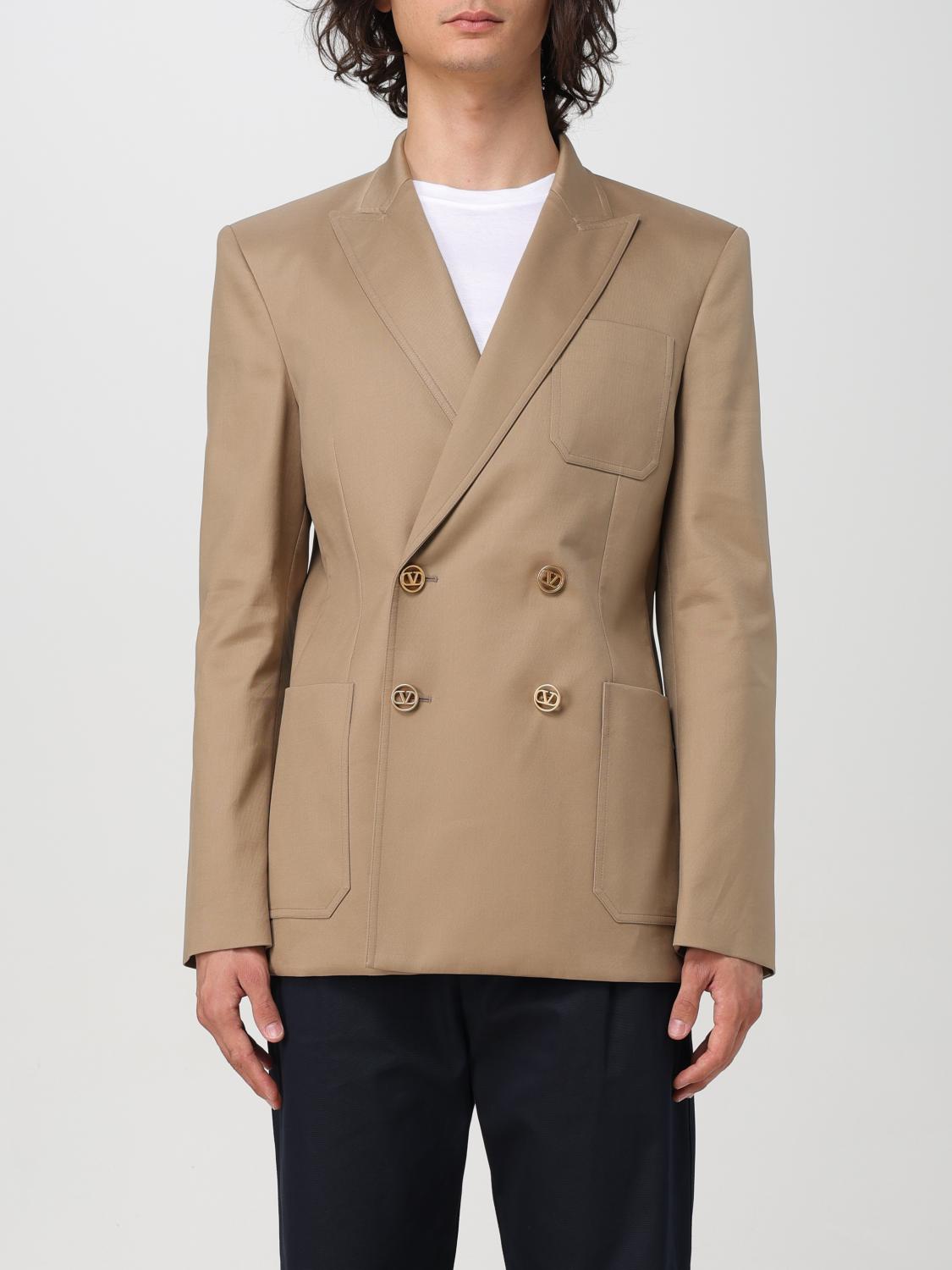 Shop Valentino Blazer  Men Color Kaki