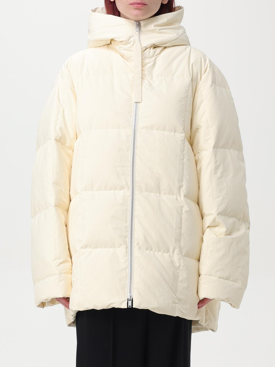 Shop Jil Sander Jacket  Woman Color Beige