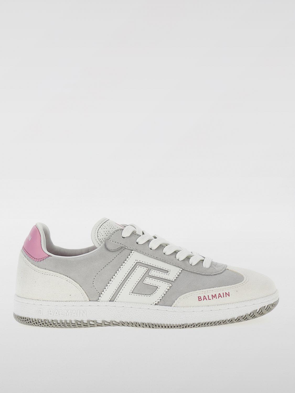 Shop Balmain Sneakers  Woman Color Pink