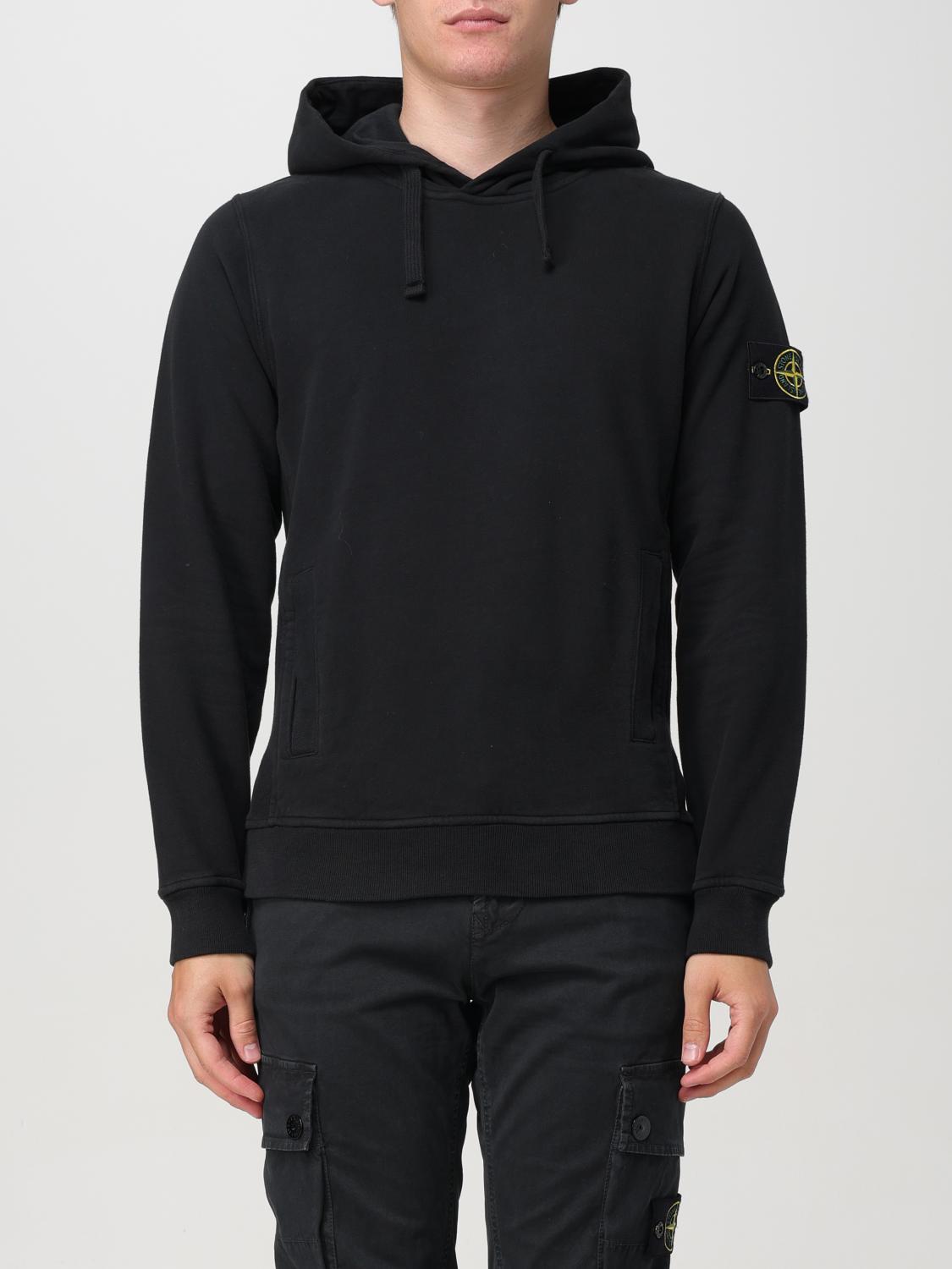 Shop Stone Island Sweatshirt  Men Color Black In Schwarz