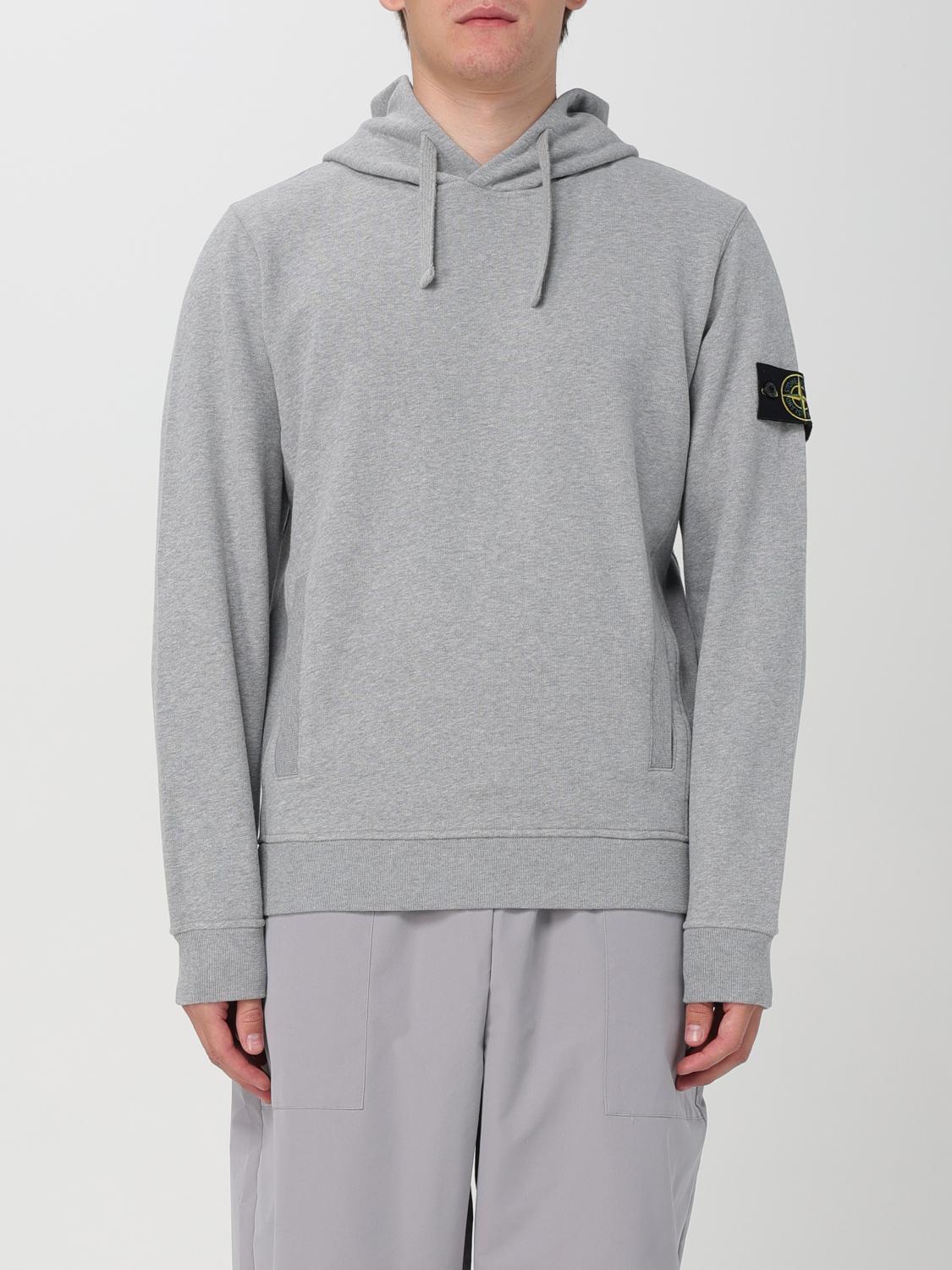 Shop Stone Island Sweatshirt  Men Color Mouse Grey