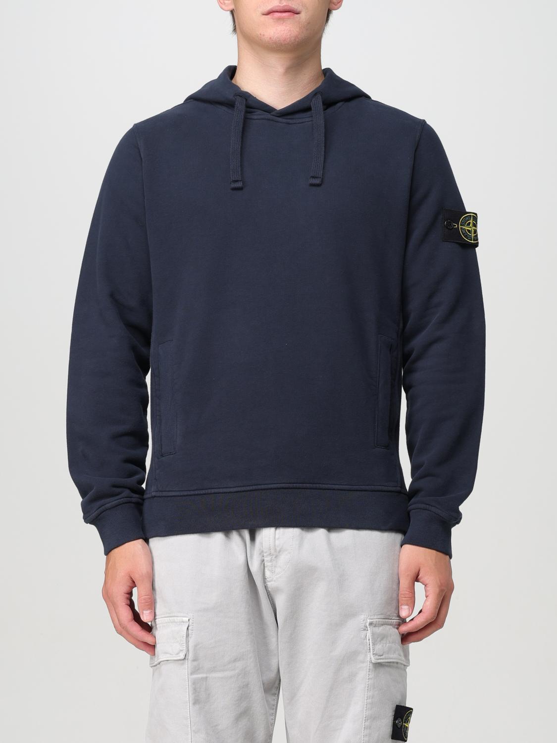 Shop Stone Island Sweatshirt  Men Color Navy