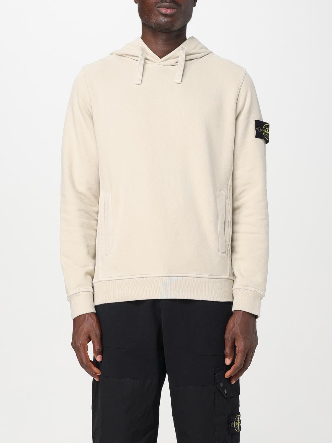 Shop Stone Island Sweatshirt  Men Color Mastic In Mastik