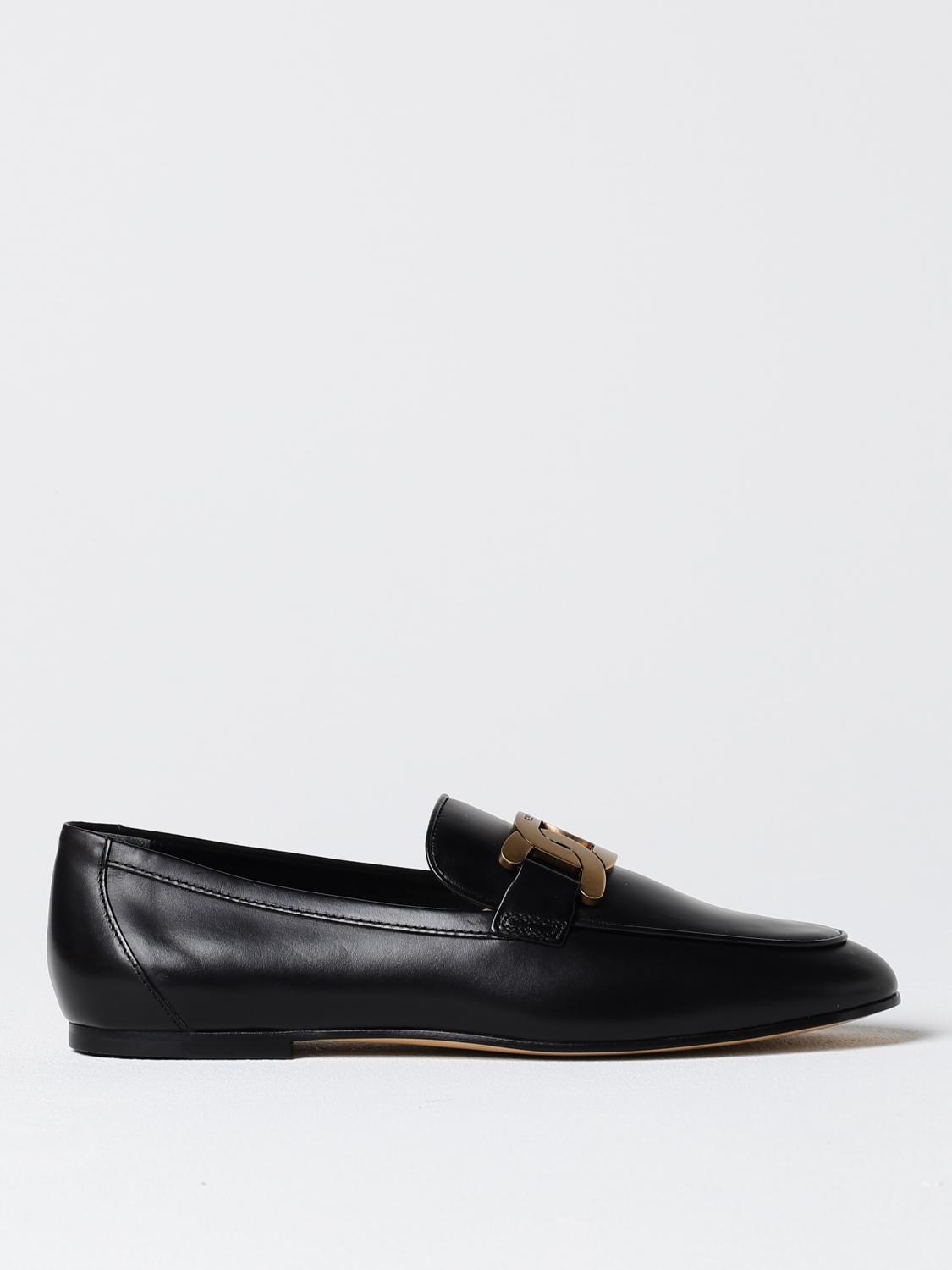 Shop Tod's Loafers  Woman Color Black In Schwarz