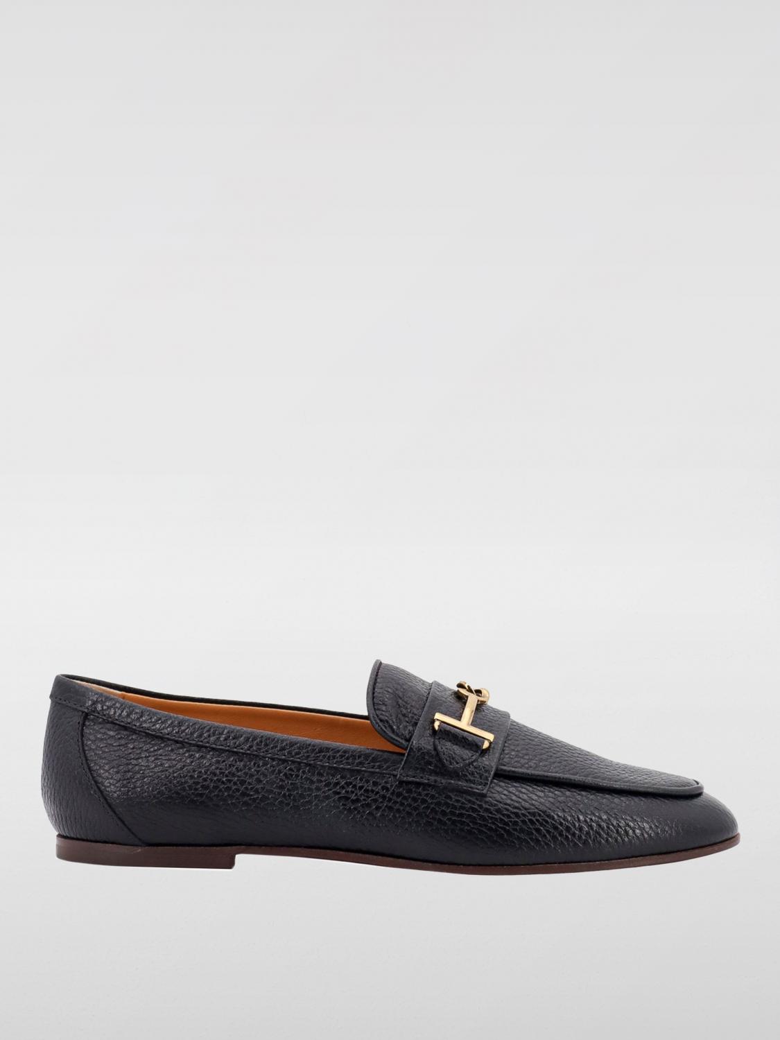 Shop Tod's Loafers  Woman Color Black In 黑色