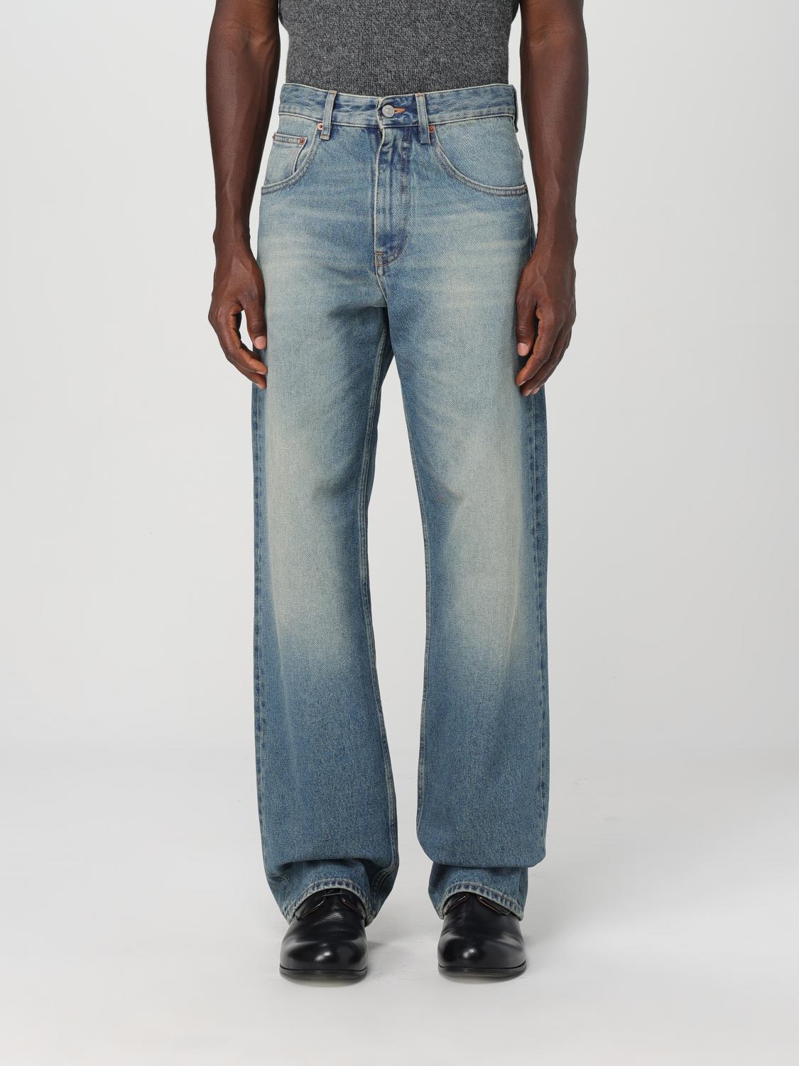 Shop Mm6 Maison Margiela Jeans  Men Color Blue In Blau