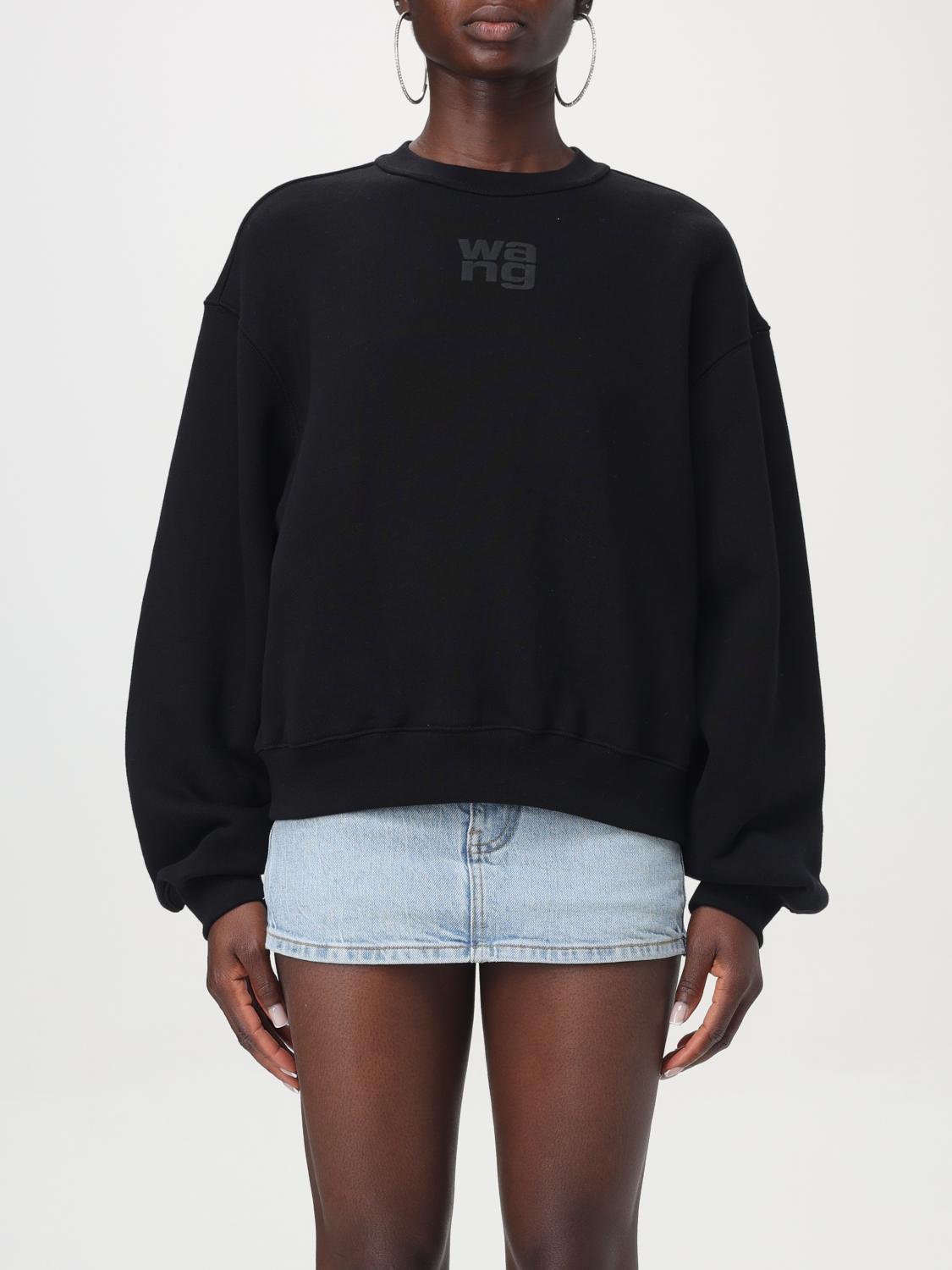 Shop Alexander Wang T Sweatshirt T By Alexander Wang Woman Color Black