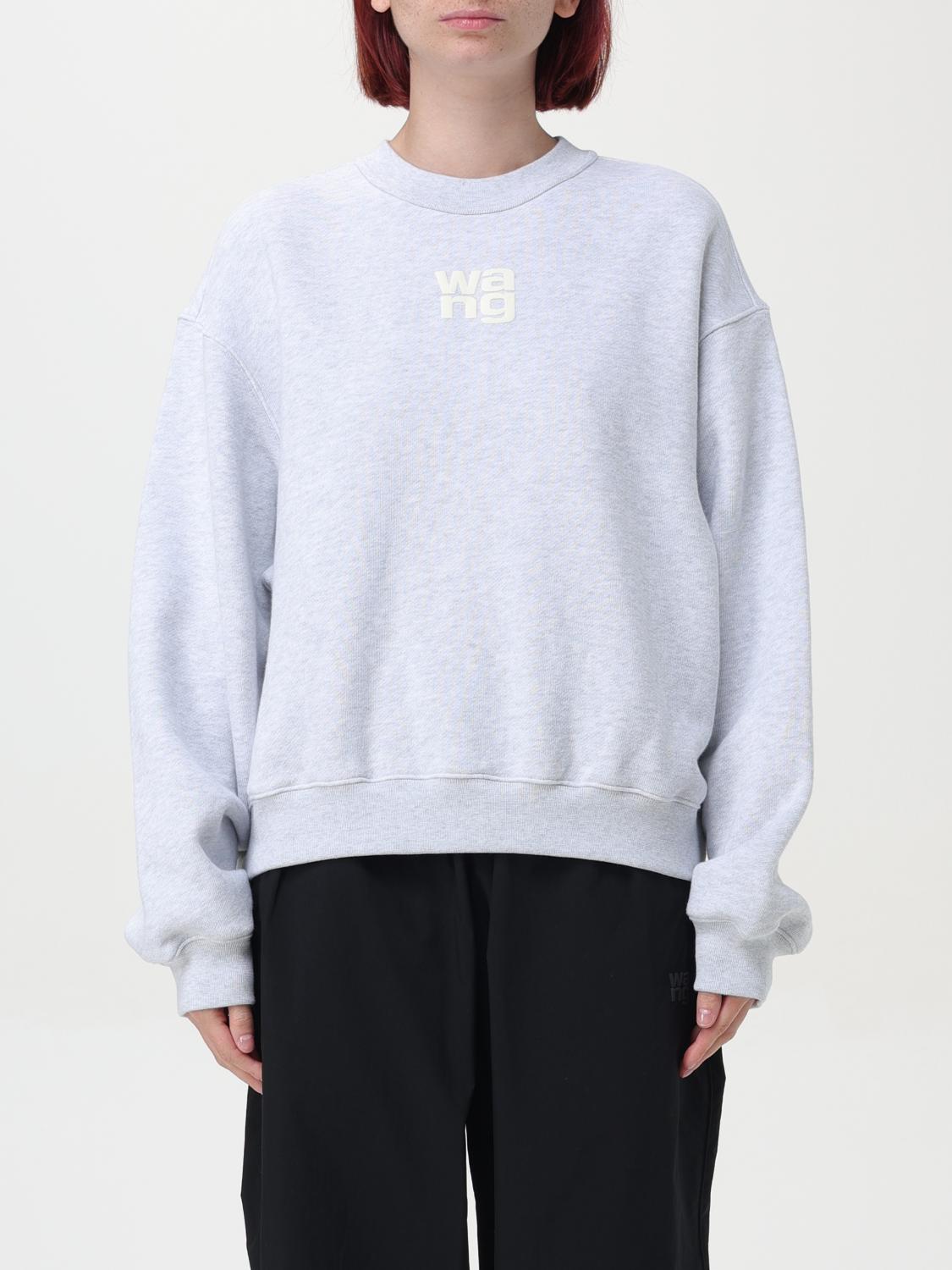 Shop Alexander Wang T Sweatshirt T By Alexander Wang Woman Color Grey