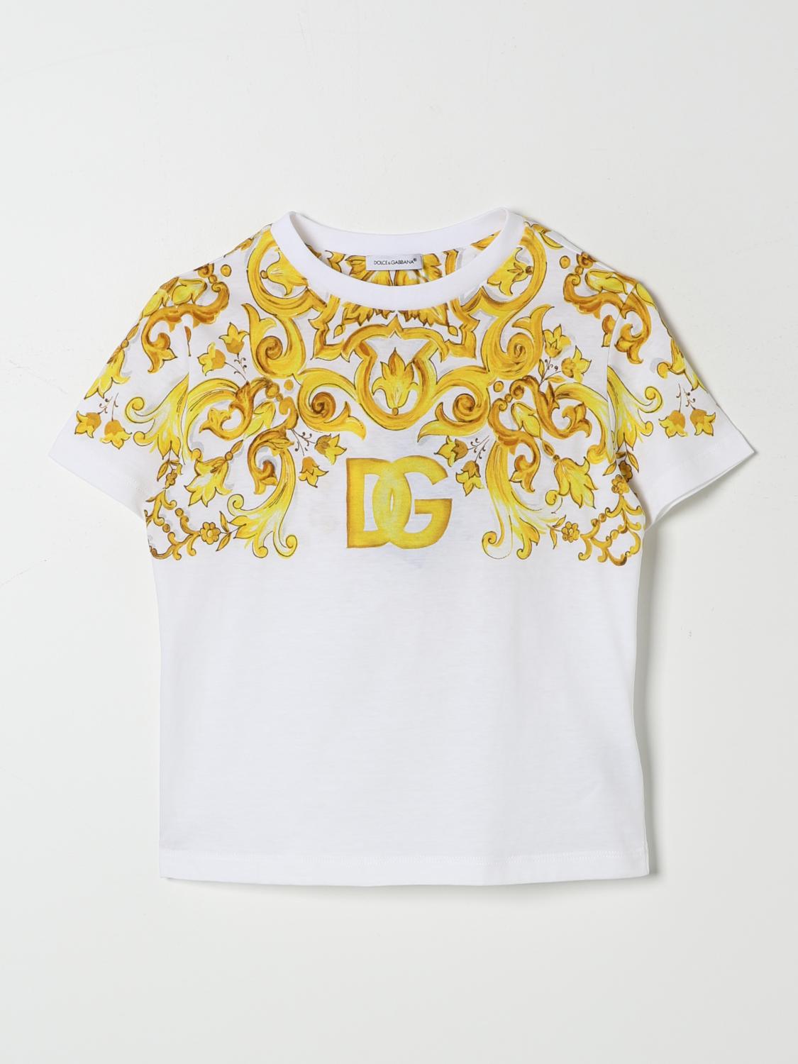 DOLCE & GABBANA T恤 DOLCE & GABBANA 儿童 颜色 印花/多色 F78523005