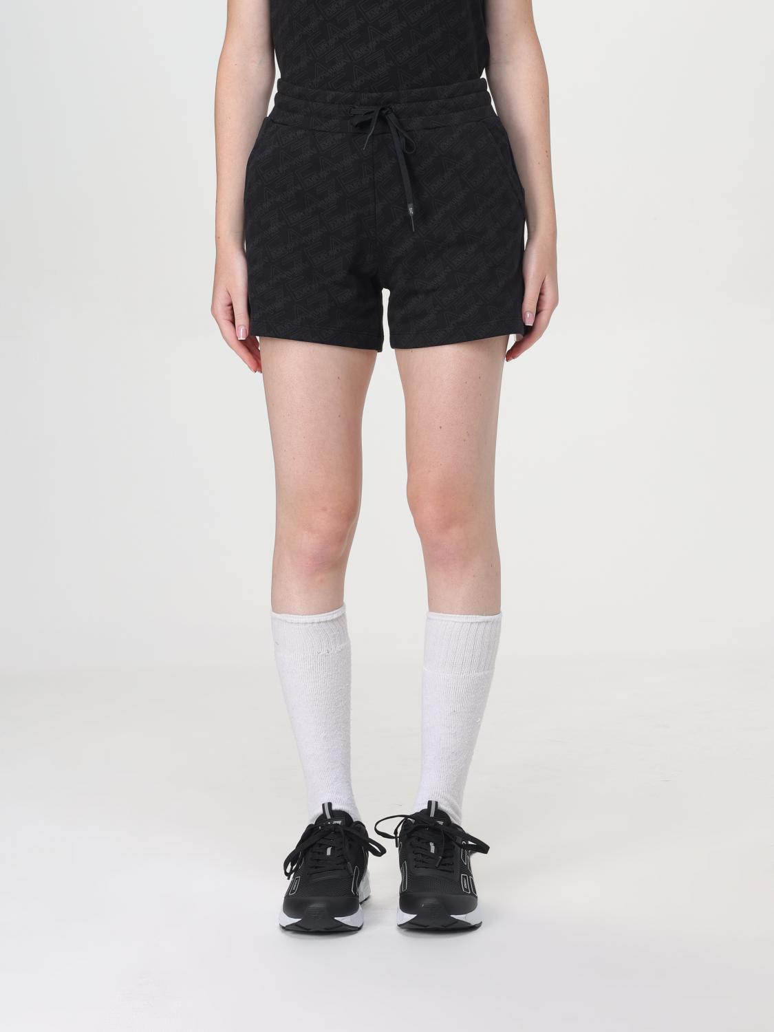 Shop Ea7 Short  Woman Color Black