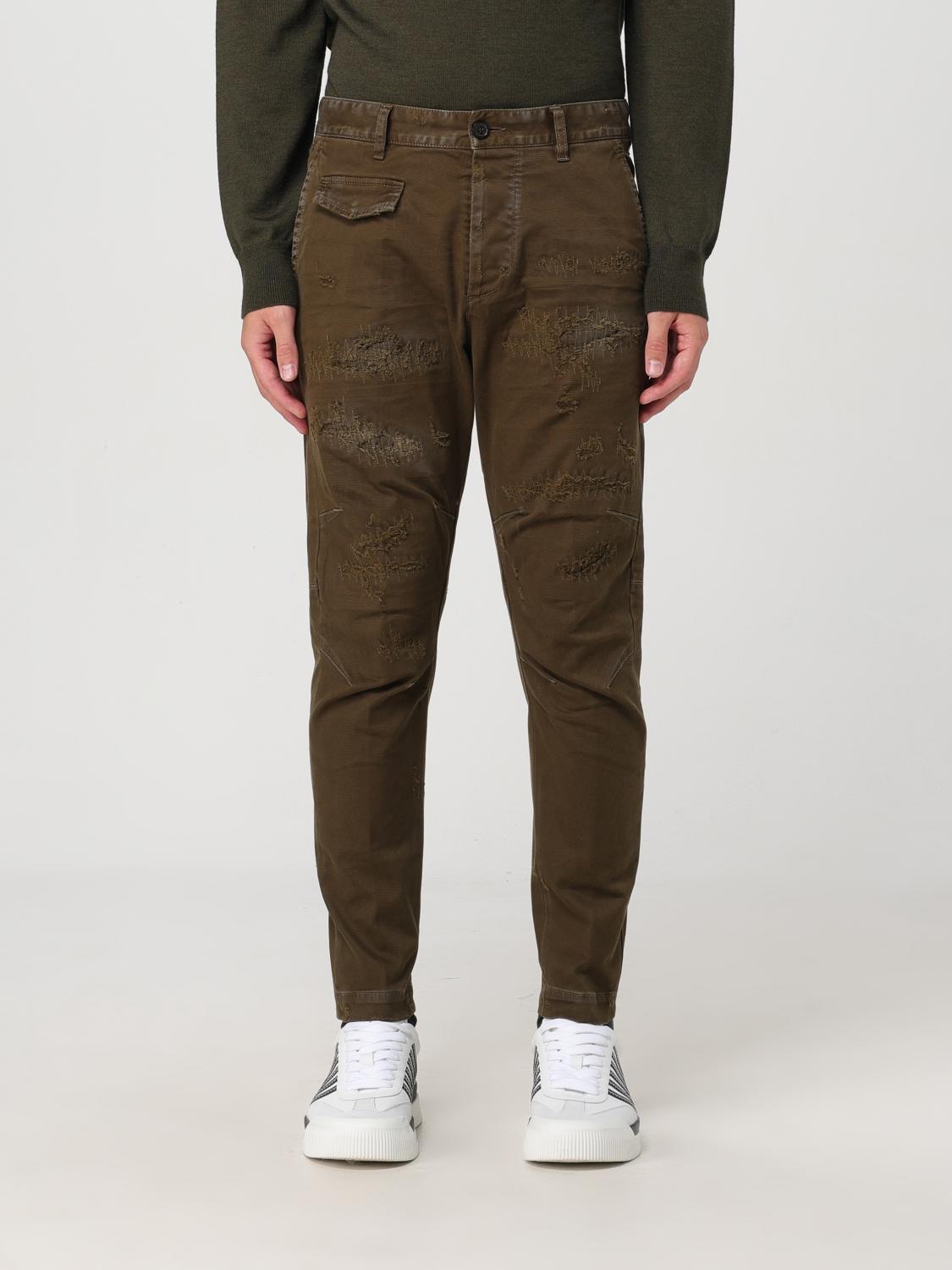 Shop Dsquared2 Pants  Men Color Green