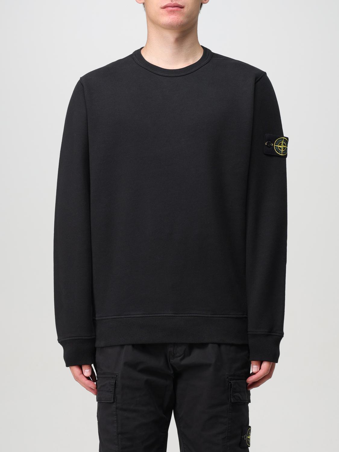 Shop Stone Island Sweatshirt  Men Color Black In Schwarz