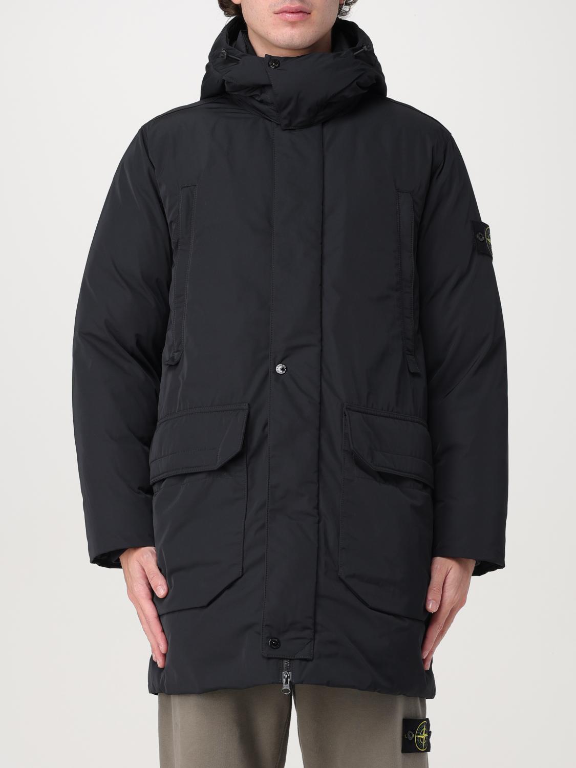 Shop Stone Island Jacket  Men Color Black In Schwarz