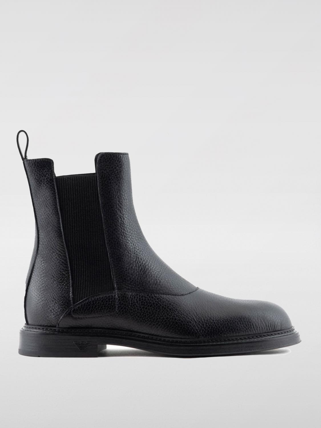 Boots EMPORIO ARMANI Men color Black